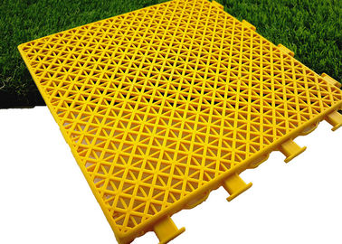 Low Maintenance Anti Bulging Tennis Court Flooring Anti Cracking